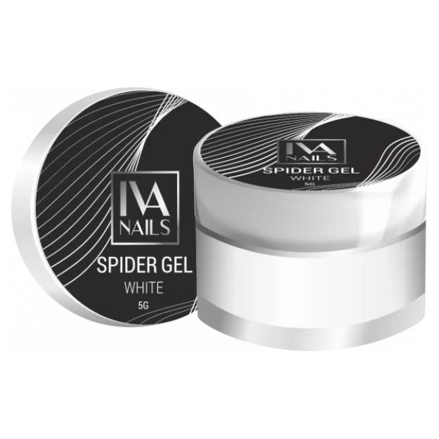 Гель-краска Spider Gel (White) Паутинка IVNSPG-W 5гр