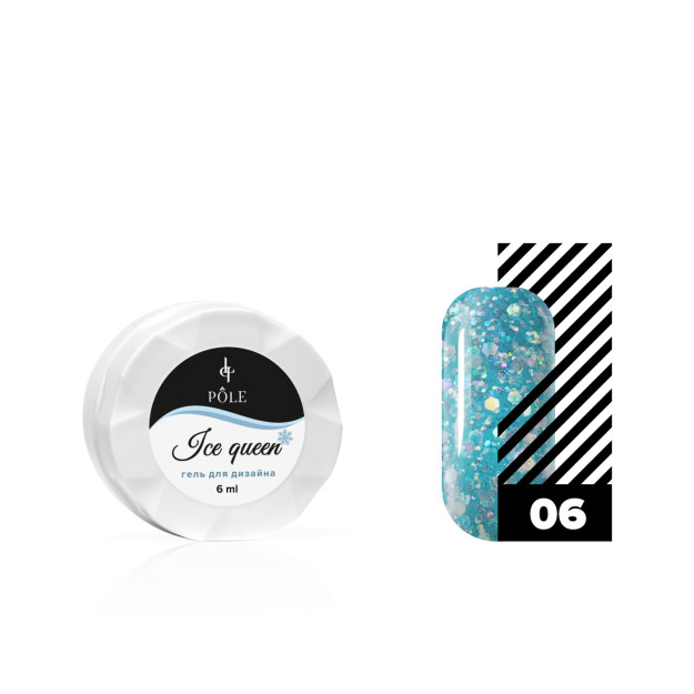 Гель для дизайна POLE Ice gueen №06 A:369485