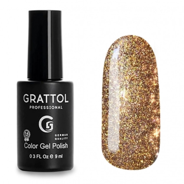 Grattol Color Gel Polish Bright Crystal 01 9ml GTPBC01
