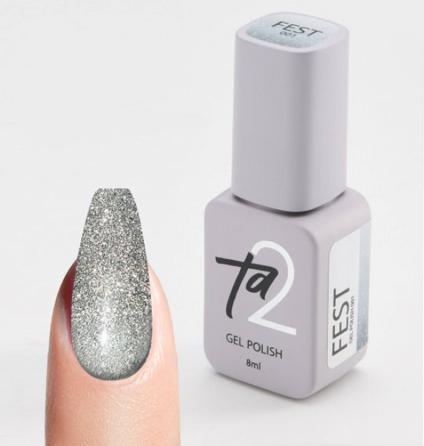 Гель-лак Ta2 / GEL POLISH FEST №001 TA2-GFT01 8мл