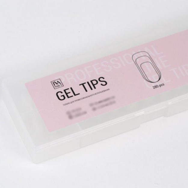 Iva nails gel tiplari - yumshoq kvadrat (280 dona)   IVN-GTMK