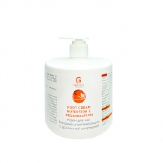 Grattol Premium Foot Cream Nitrition 500.  Oyoq kremi. Oziqlanish va regeneratsiya.   GFCN500