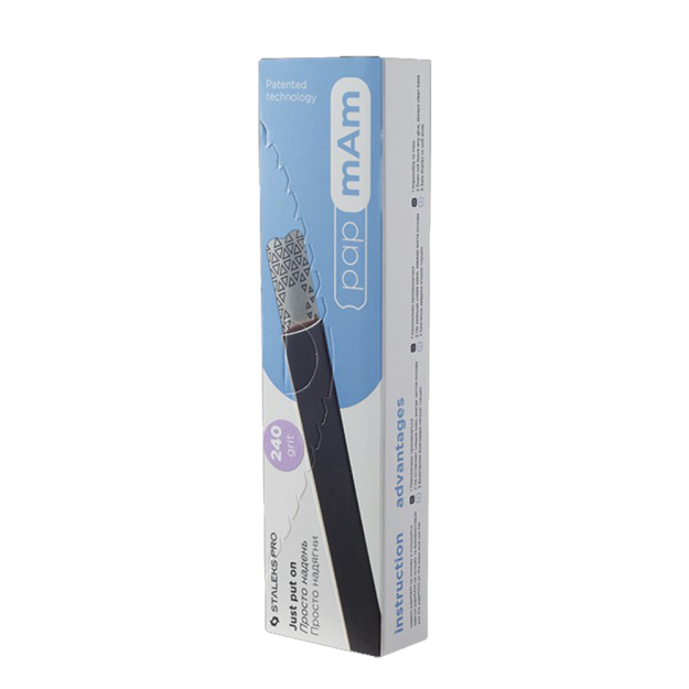 To'g'ridan-to'g'ri fayl uchun almashtiriladigan fayllar to'plami EXPERT 22 240 grit (50 dona)   DFCE-22-240