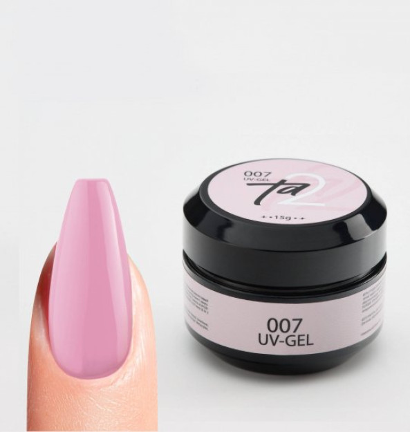 Ta2 / № 007 modellashtirish jeli-och pushti (15g) 15ml 6876t