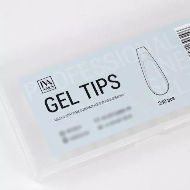 Iva nails gel tiplari-Maks balerinasi (240 dona)   IVN-GTBM
