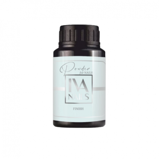 Powder for nails FINISH 30ml (mukammal kauchuk top) IVNPFN-F-30