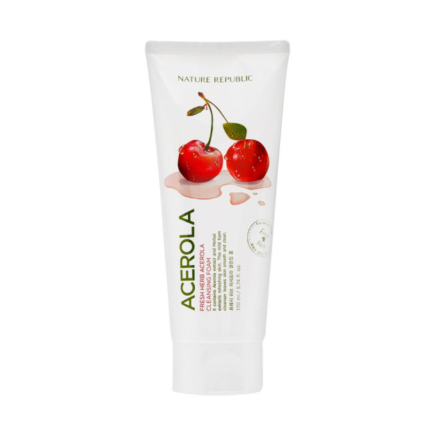 NATURE REPUBLIC FRESH HERB ACEROLA CLEANSING FOAM   12070
