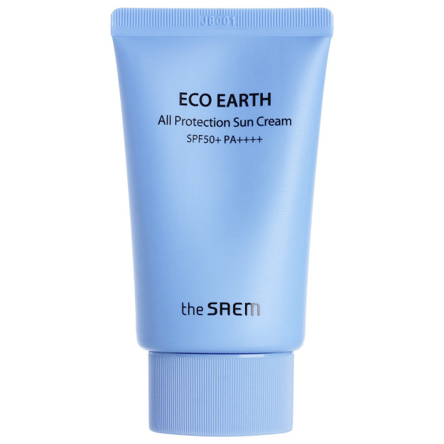THE SAEM ECO EARTH ALL PROTECTION SUN CREAM SPF50+ PA++++   12330