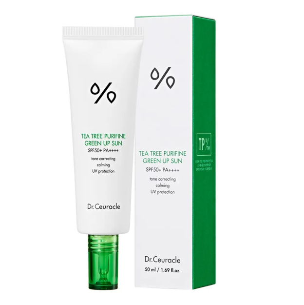 Dr.Ceuracle Tea Tree Purifine Green Up Sun SPF 50+PA++++   12161