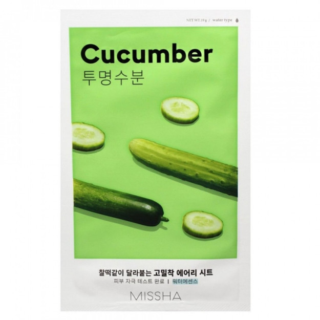 MISSHA AIRY FIT SHEET MASK [CUCUMBER]   10314