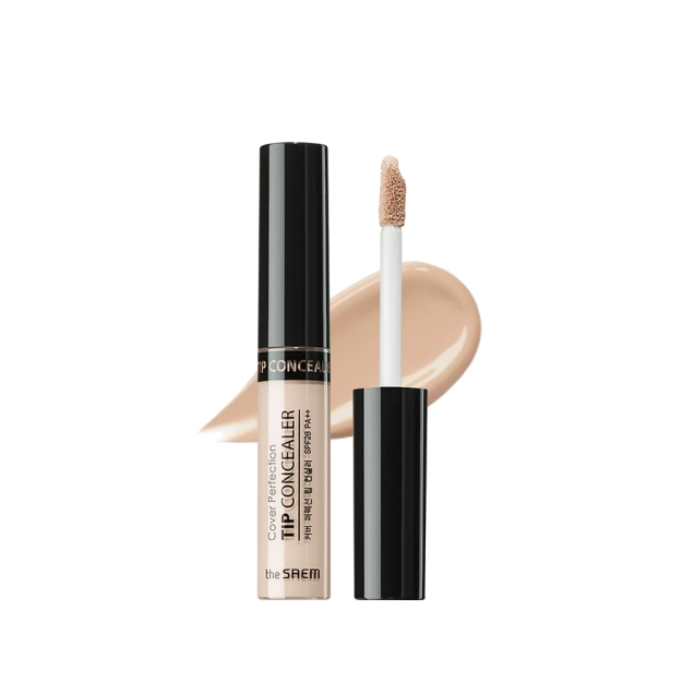 THE SAEM COVER PERFECTION TIP CONCEALER [0.5 ICE BEIGE]   10886