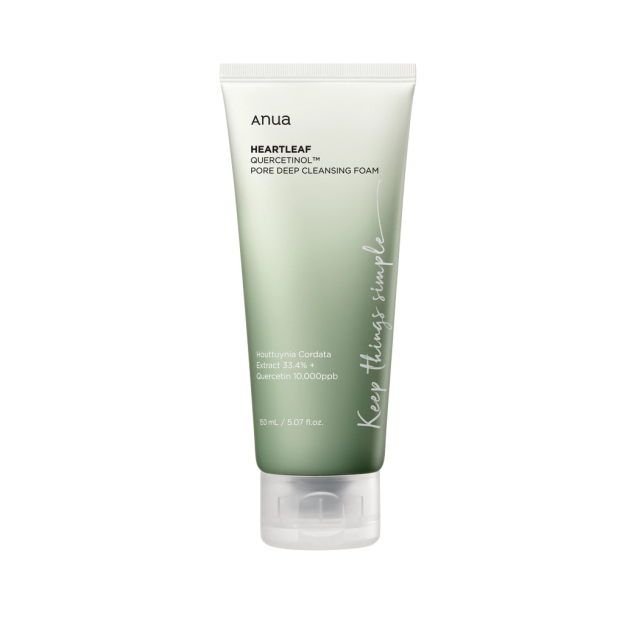 ANUA HEARTLEAF QUERCETINOL PORE DEEP CLEANSING FOAM   11531