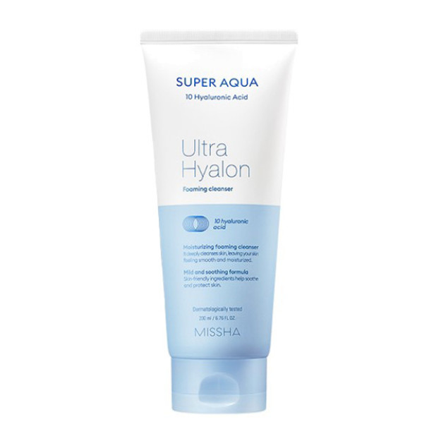 MISSHA SUPER AQUA ULTRA HYALRON FOAMING CLEANSER   11586