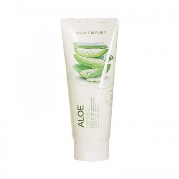 NATURE REPUBLIC FRESH HERB ALOE CLEANSING FOAM 12072