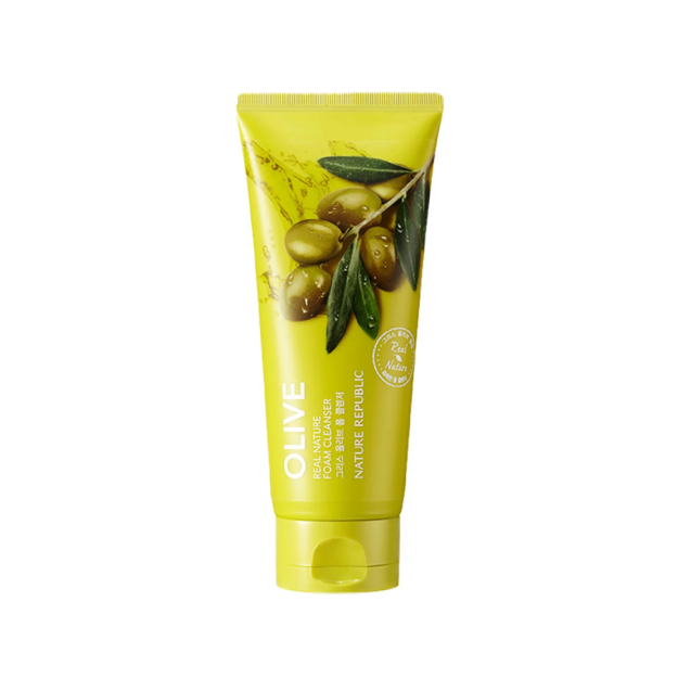 NATURE REPUBLIC REAL NATURE OLIVE FOAM CLEANSER   11046