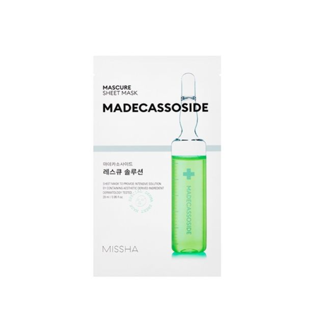MISSHA MASCURE RESCUE SOLUTION SHEET MASK [MADECASSOSIDE] 11920