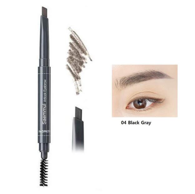 THE SAEM SAEMMUL ARTLOOK EYEBROW [04 BLACK GRAY]   10897