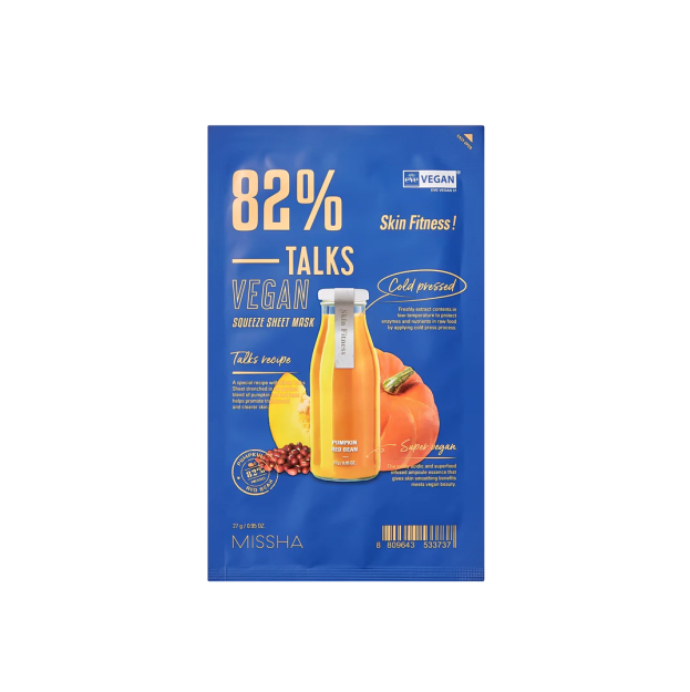 MISSHA TALKS VEGAN SQUEEZE SHEET MASK [SKIN FITNESS]   11166