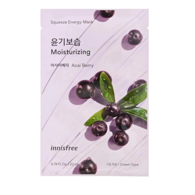 Innisfree Squeeze Energy Mask [Acai Berry]   10613