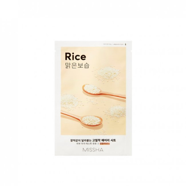 MISSHA AIRY FIT SHEET MASK [RICE]   11948