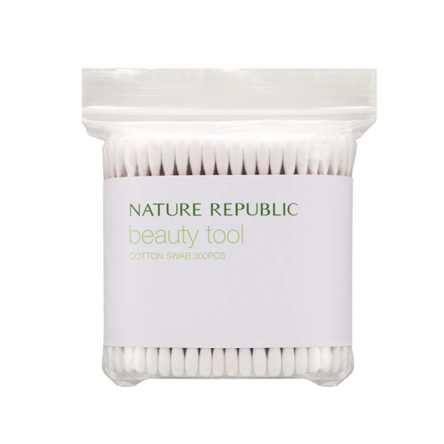 NATURE REPUBLIC BEAUTY TOOLS COTTON SWABS 300PCS   11040