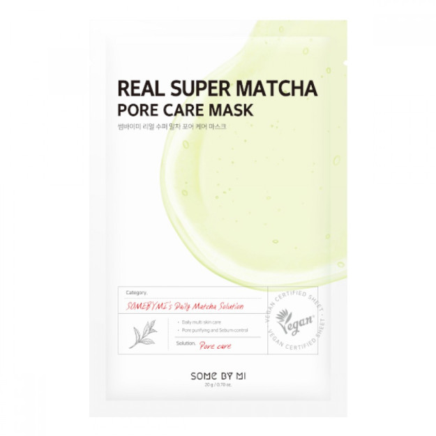 SOME BY MI REAL SUPER MATCHA PORE CARE MASK   10663