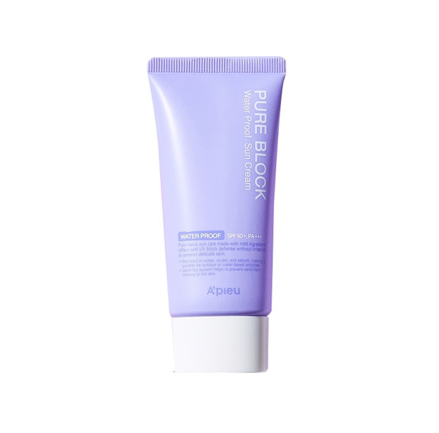 A'PIEU PURE BLOCK WATERPROOF SUN CREAM SPF50/PA+++   12248