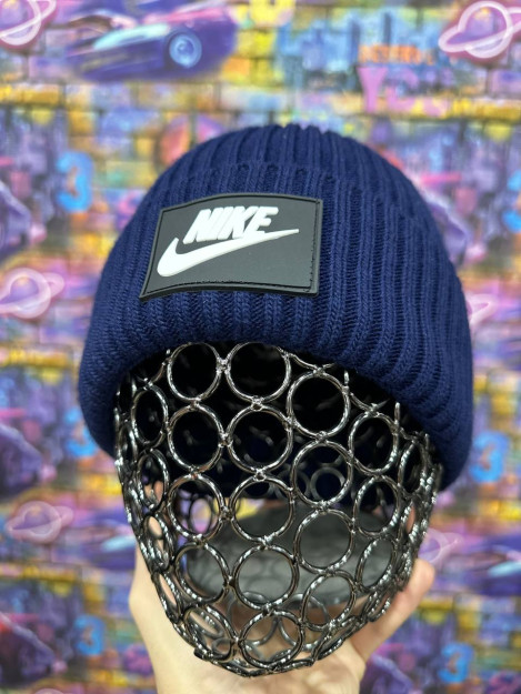 Beanie shapka, qishki, issiq, erkaklar Nike Shpkasharf40