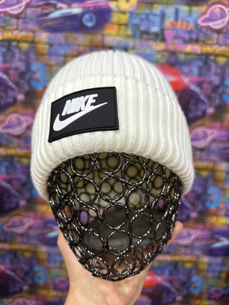 Шапка бини, зимняя, теплая, мужская Nike Shpkasharf38