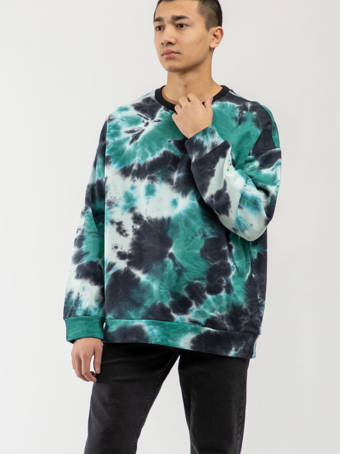 Sweatshirt qisqa uzunligi Aquamarine S  SS23CA2N-2-12563