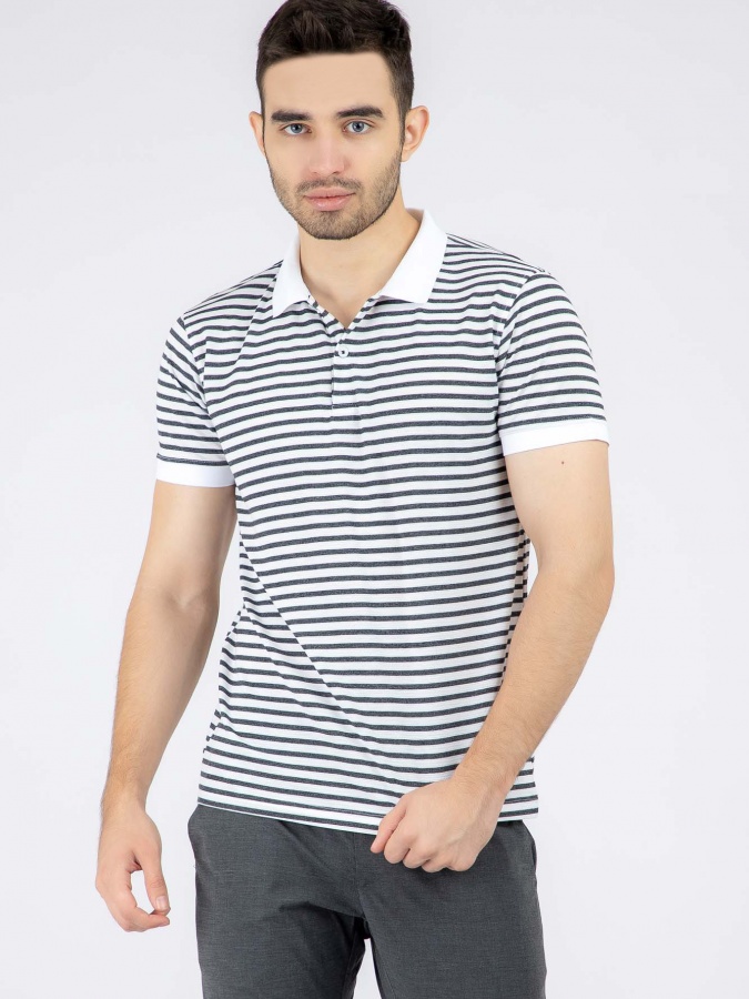 Polo qisqa qisma Dark Grey L  SS22CA2N-17-2-10809
