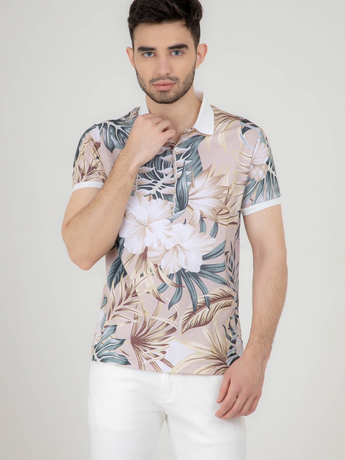 Polo qisqa qisma Beige M  SS22CA2N-17-14-11496