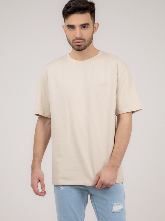 Футболка короткий рукав Beige L SS22CA2N-25-14-11441
