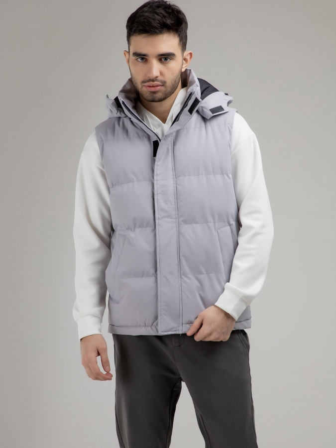Жилетка короткая длина Grey XL AW21CA1N-32-10689