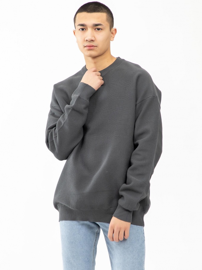 Jumper uzun qisma Dark Grey L  AW21CA2N-29-10730