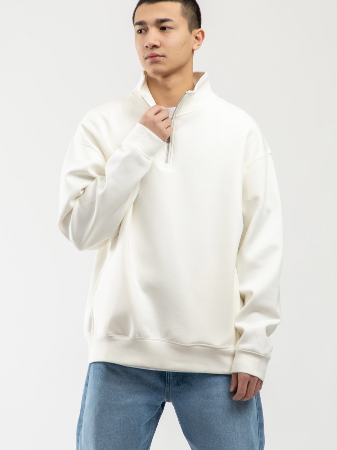 Толстовка короткая длина White M SS23CA2N-2-12292