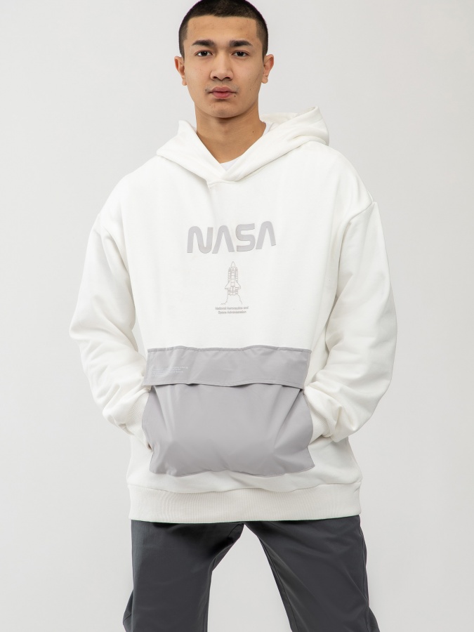 Толстовка короткая длина White S SS23CA2N-2-12423