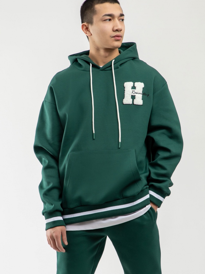 Толстовка короткая длина Green S SS23CA2S-2-12555