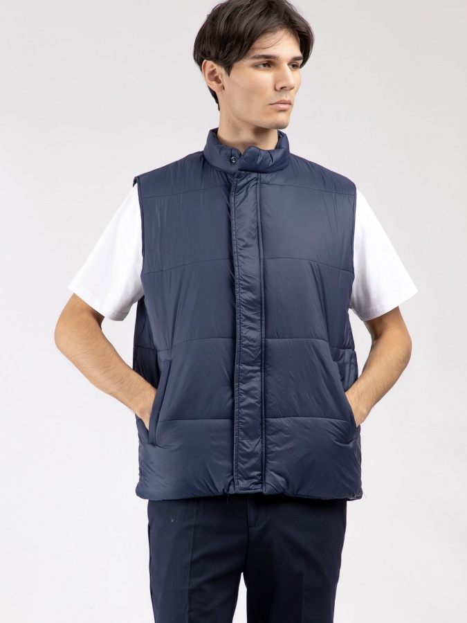 Жилетка короткая длина Navy M SS22CA1N-32-7-10864