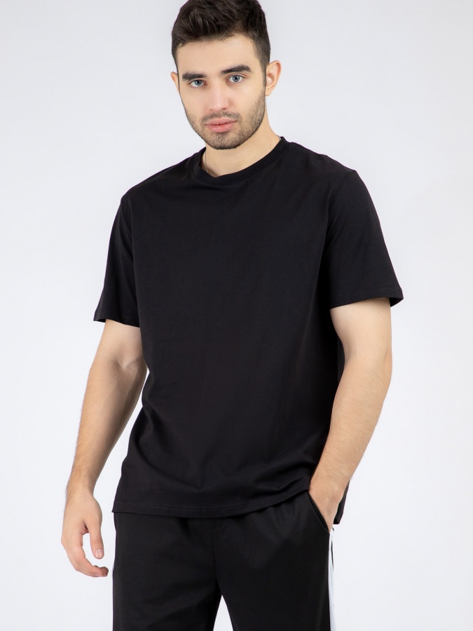 Qisqa yengli futbolka Black L SS22CA2N-25-4-11841