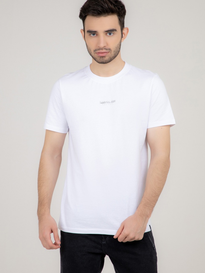 Футболка короткий рукав White L SS22CA2N-25-1-11481