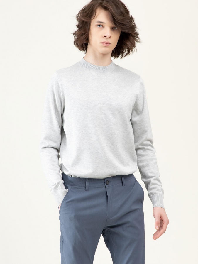 Jumper uzun yengli kulrang XL  SS23CA2N-29-12362
