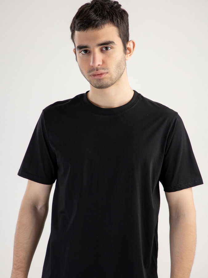 T-shirt Terra Pro qisqa qisma, erkaklar uchun, qora XL mersirizatsiyalangan paxta  SS21CA2N-25-10109