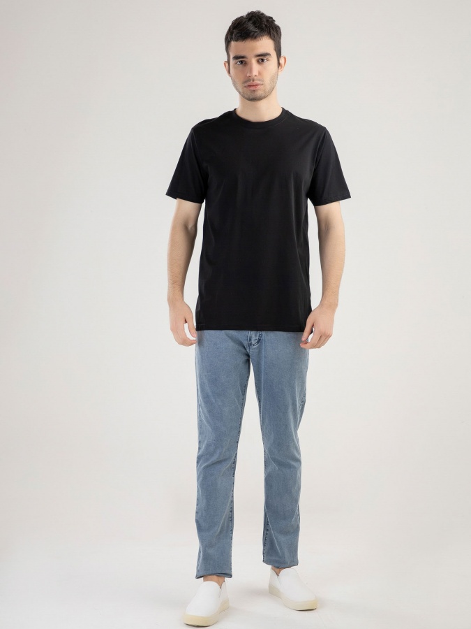 T-shirt Terra Pro qisqa qisma, erkaklar uchun, qora M mersirizatsiyalangan paxta  SS21CA2N-25-10109