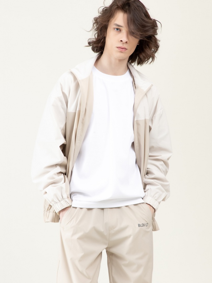 Олимпийка короткая длина Beige S SS23CA2S-34-12454