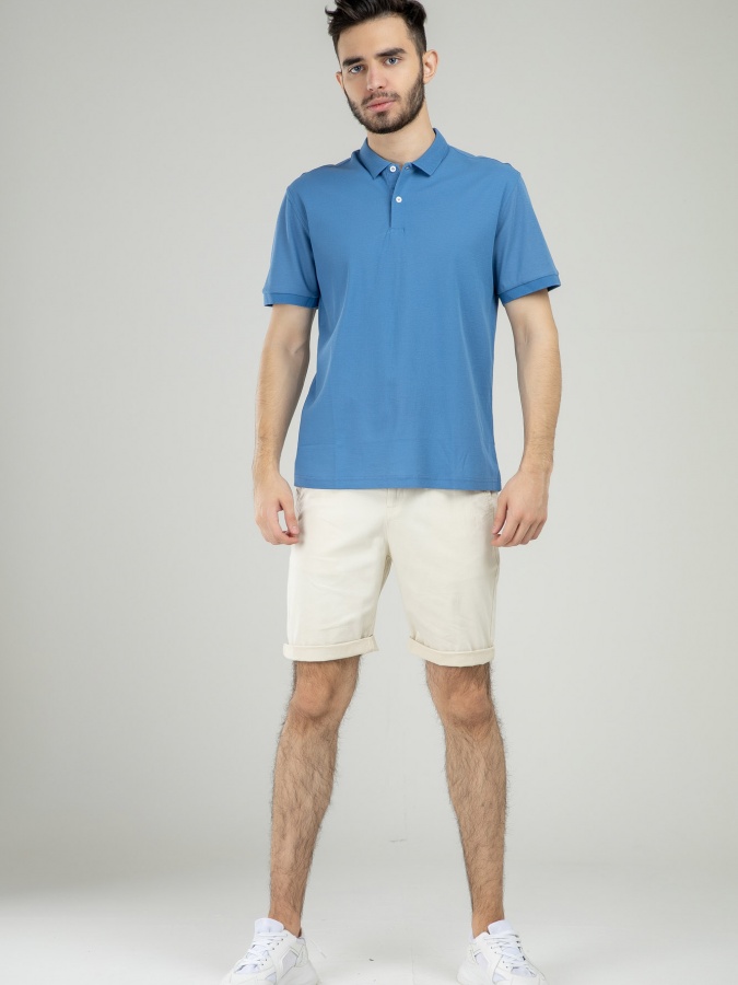 Qisqa yengli polo Navy M SS21CA2N-17-10090