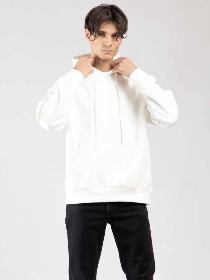 Толстовка короткая длина White S SS23CA2N-2-12275