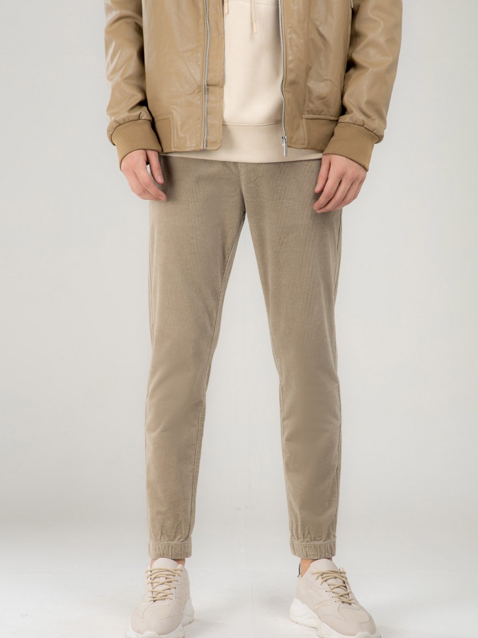 Terra Pro Joggers, erkaklar uchun, Beige paxta 34  AW21CA3N-39-10391