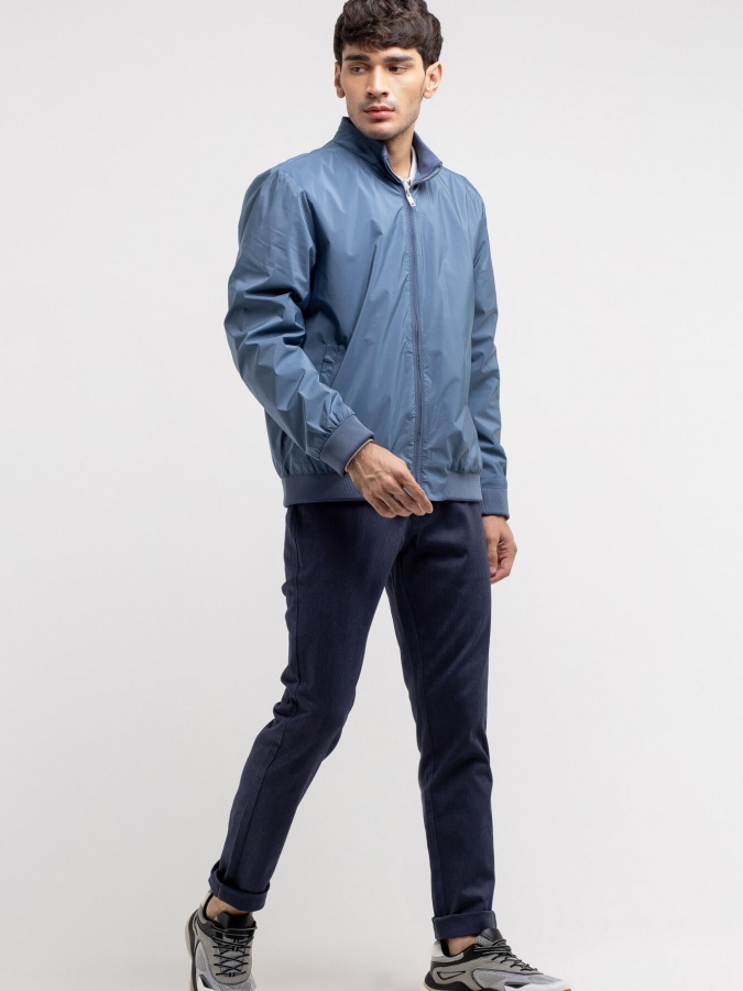 Shamol ishlab chiqaruvchi qisqa uzunlikdagi Terra Pro, erkaklar uchun, Blue m polyester  AW20CA1N-27-5-8949