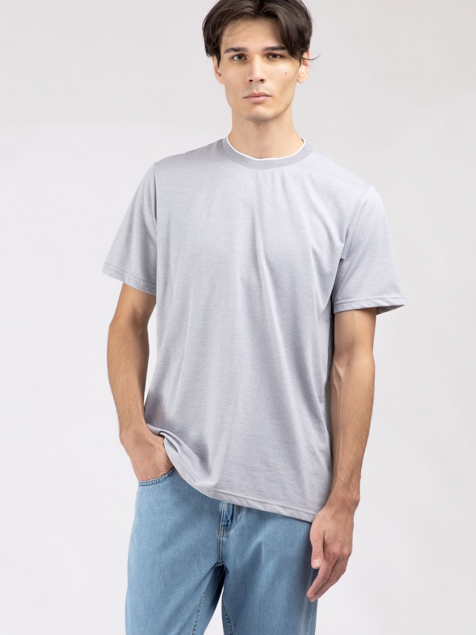 Qisqa yengli futbolka Grey XL SS23CA2N-25-12379